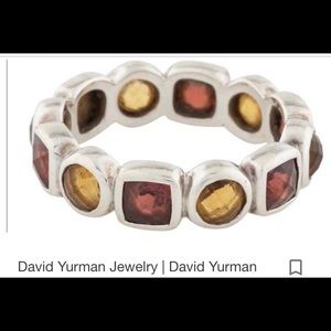 David Yurman Chiclet Eternity Band Ring - Size 6